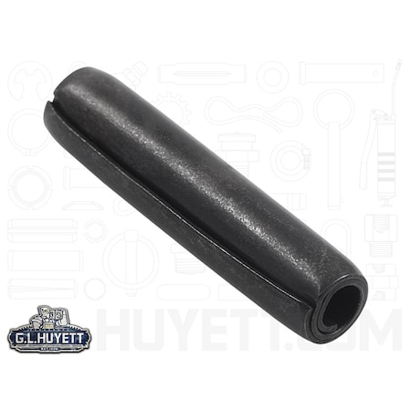 Huyett Coiled Spring Pin, 7/32 in Outside Dia, 1-in L, Carbon Steel, 1 PK SPC-218-1000